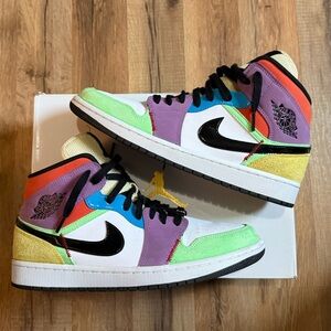 Jordan 1 Mid SE 'Lightbulb'